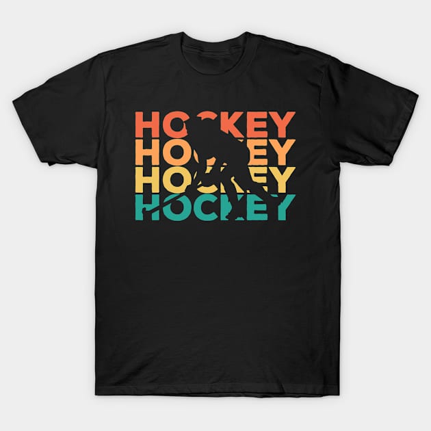 Retro Hockey Gift For Hockey Players T-Shirt by Welde2002